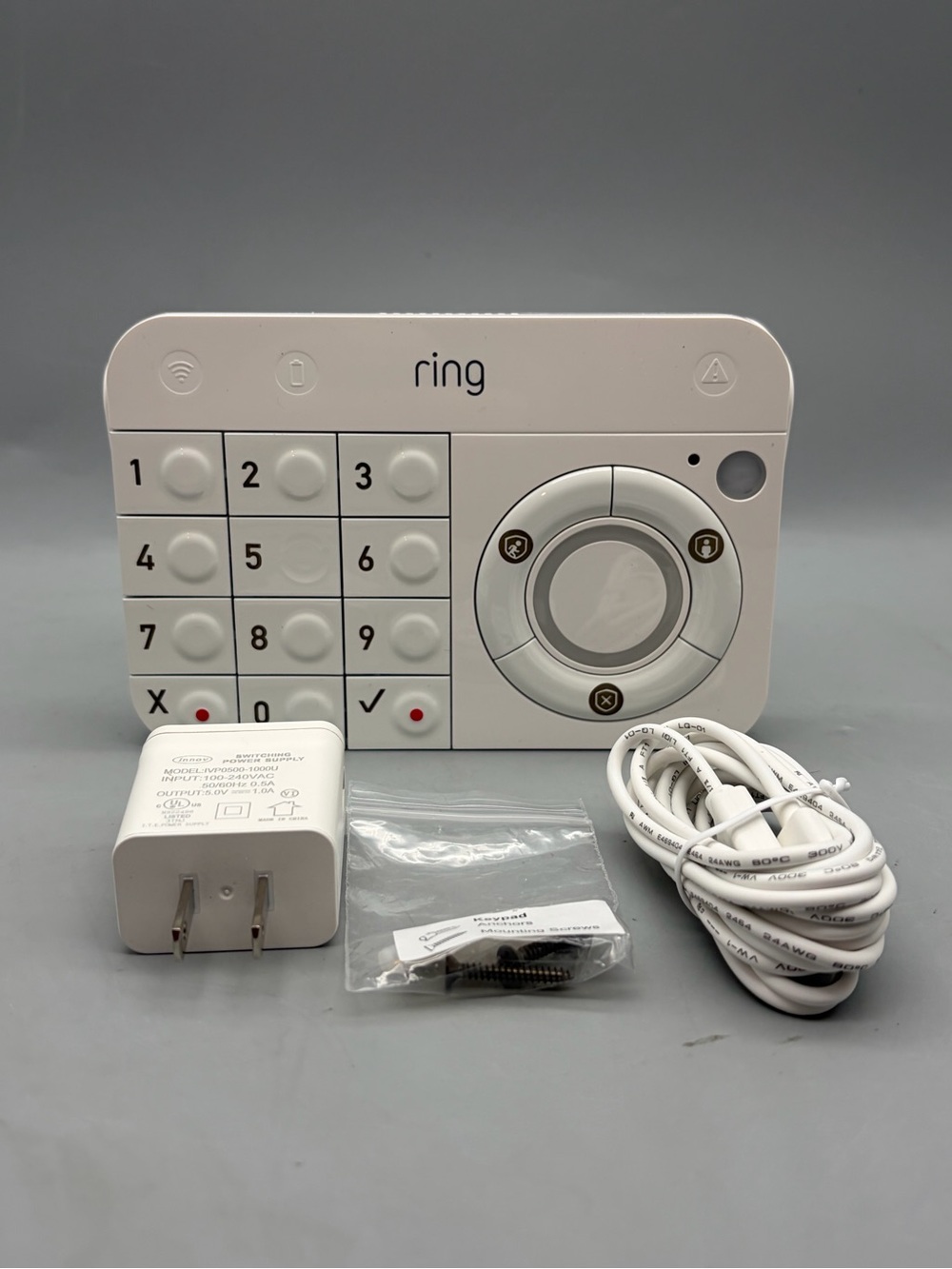 Ring Alarm Keypad  (Gen 1) with Power Adapter Supply (4AK1S7-0EN0)